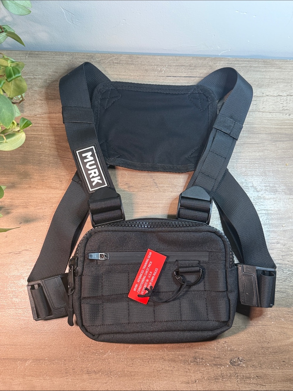 NWT MVRK MURK Black Conditioning Chest Pack Designed USA